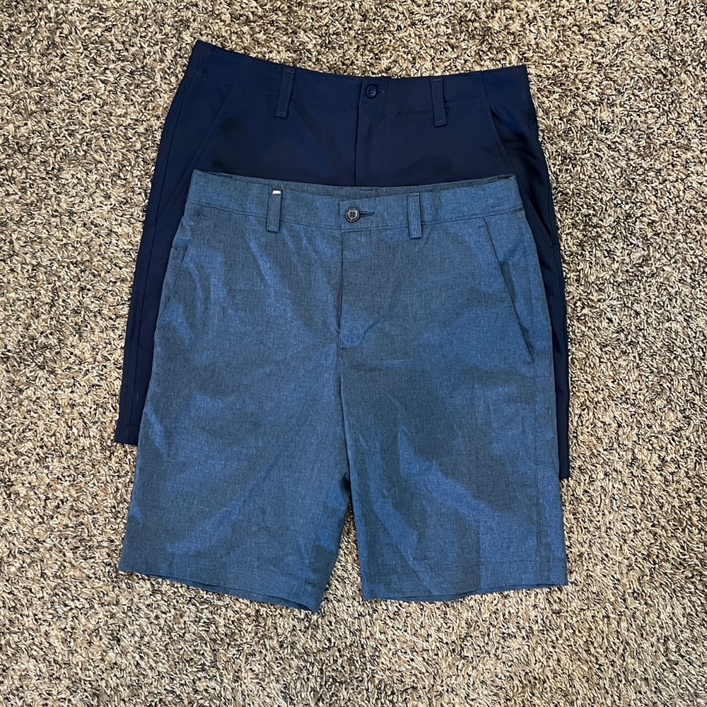 2 pair golf shorts size large